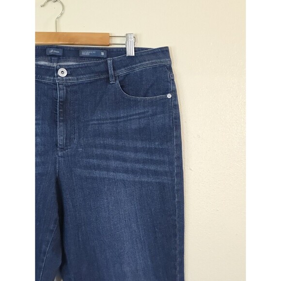 J.Jill Denim Authentic Fit Slim Ankle Jeans Womens Size 18 Blue Stretch Mid Rise - Picture 2 of 11